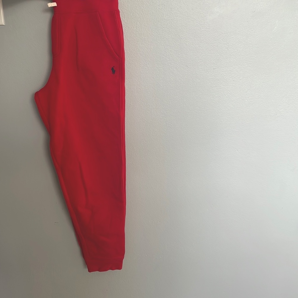 Polo sweatpants red